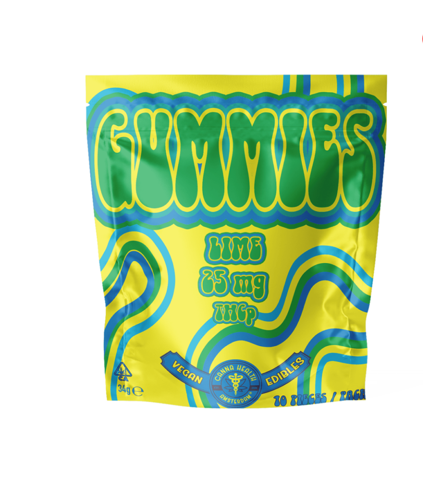 THCP Standard Lime Gummies – 25mg THCP