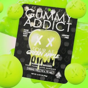 GUMMY ADDICT BLACKED OUT BLUEBERRY GUMMIES